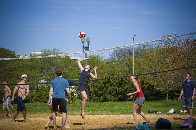Volleyball Courts by Lincoln Memorial Now Cost $30 for Two Hours PoPville