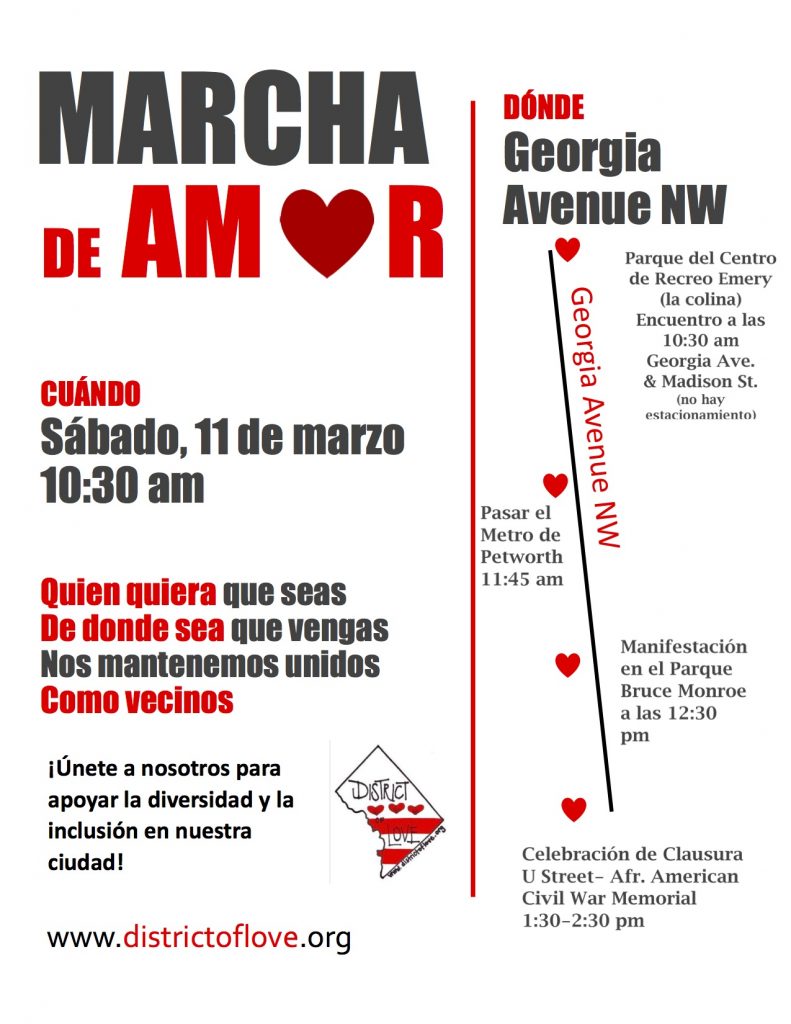 Love March flyer_Spanish