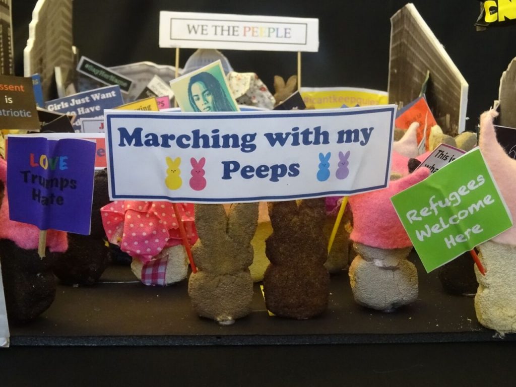 marching peeps
