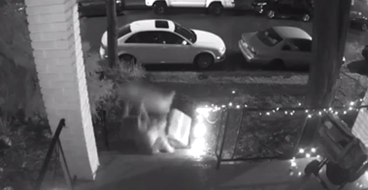 “Package Thief eats it on my front steps” - PoPville