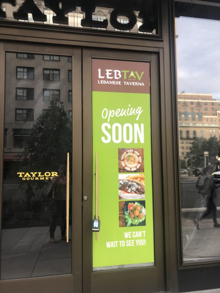 "The fast casual version of Lebanese Taverna opening soon ...