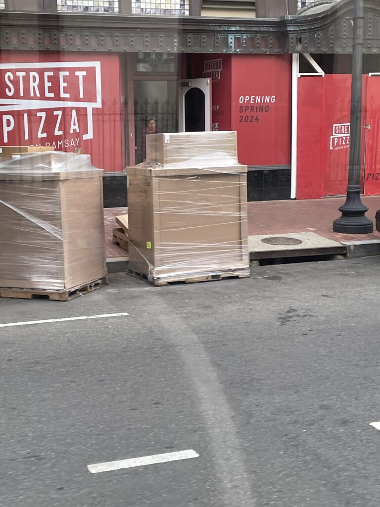 Actual Action at Gordon Ramsay’s Street Pizza!